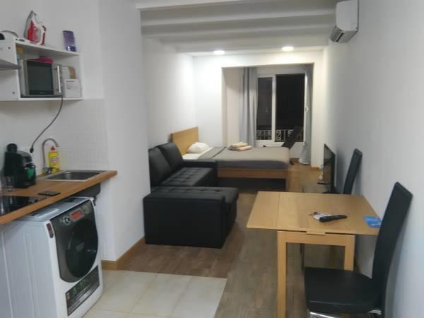Spacious Doubleroom Apartment At Sants Barselona Dış mekan fotoğraf